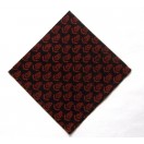 14" Women Ladies Cotton Handkerchief Hanky Napkin Red Black Wedding Party Gift